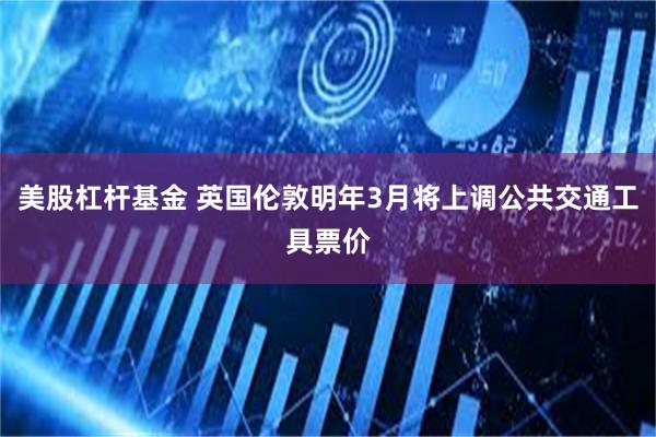 美股杠杆基金 英国伦敦明年3月将上调公共交通工具票价